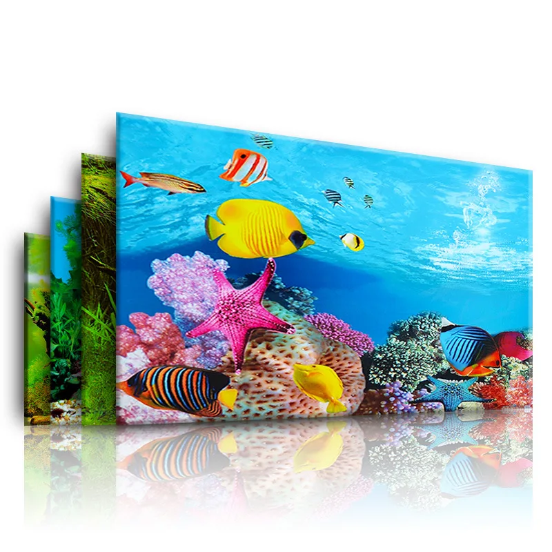 Marine Aquarium Hobby - Hintergrund für Aquarium 3D Aufkleber Poster