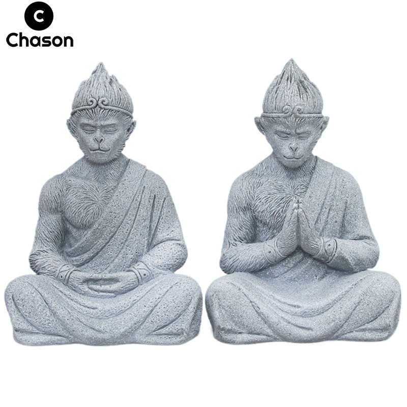 Aquarium Marine Stone - Zen Affe König kleine Mönche buddhistische