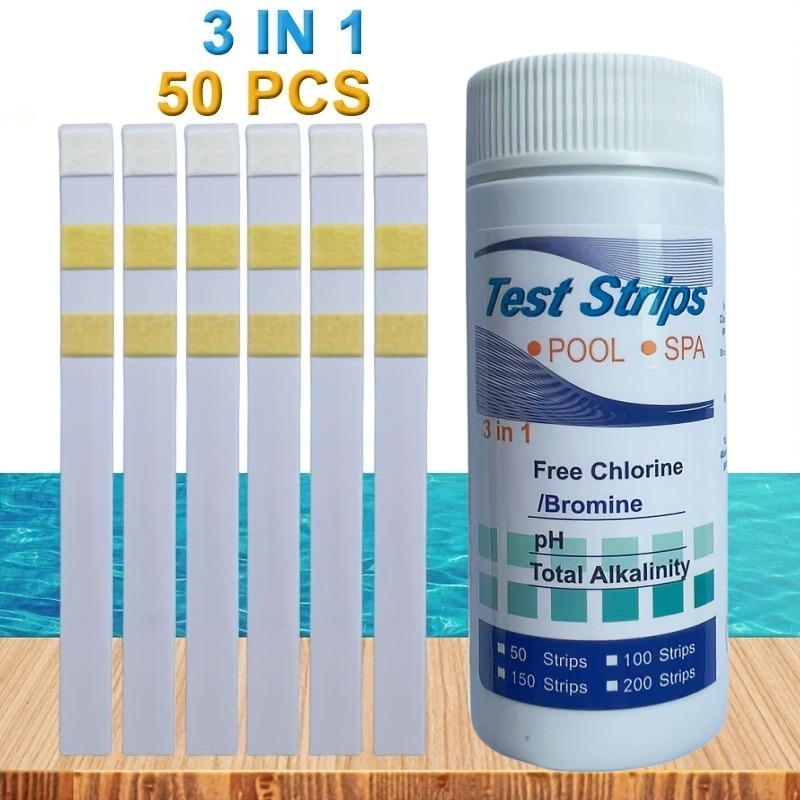 Marine Test Kit - Chlor PH-Teststreifen SPA Schwimmbad Aquarium Aquarium