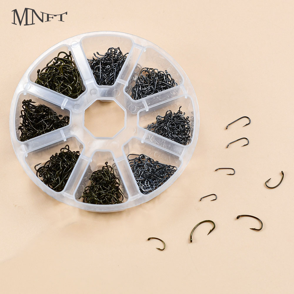 Marine Salt Mix - 800-teiliges Set gemischter Angelhaken mit Widerhaken