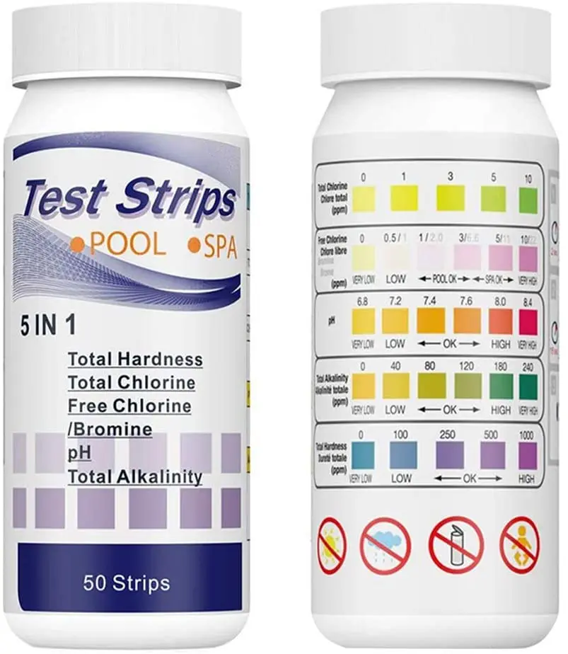 Marine Test Kit - SPA Schwimmbad Wasser Tester Papier Härte