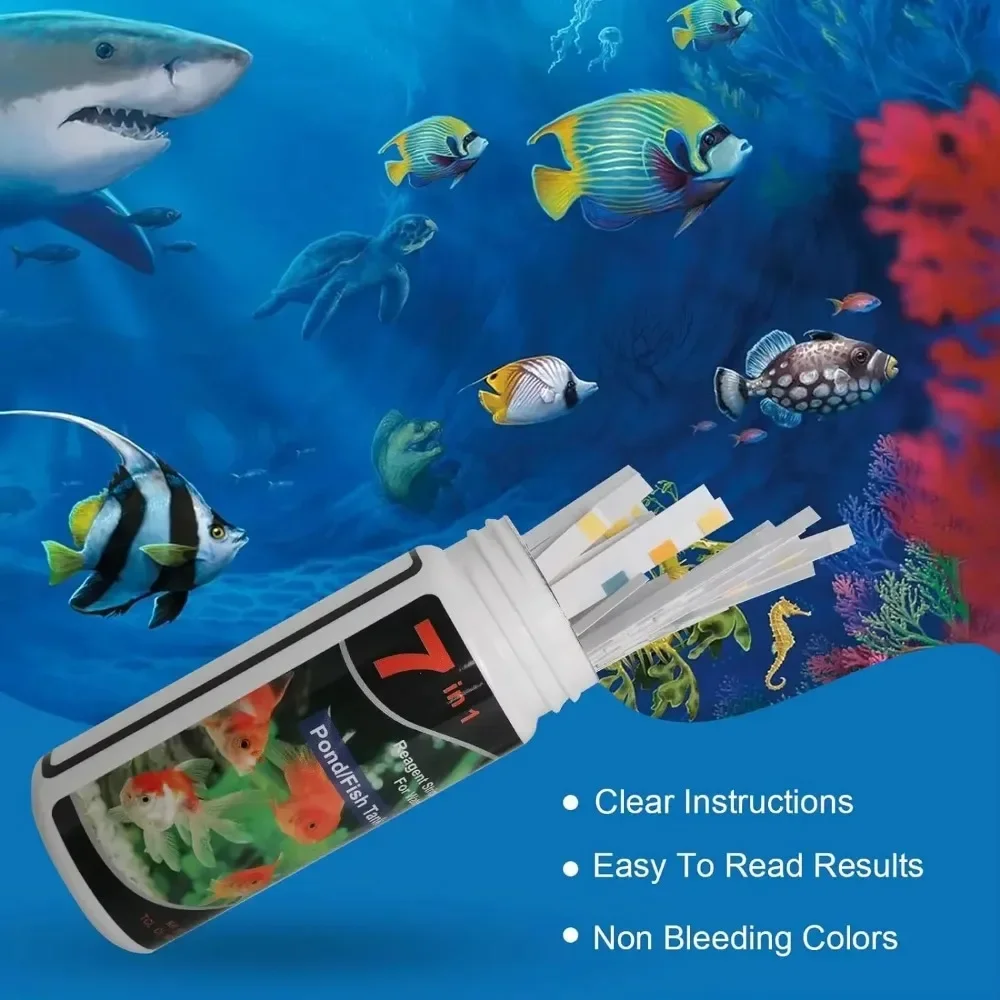 Marine Aquarium Water Test Kit - Aquarium Teststreifen Süßwasser Schwimmbad Aquarium Wasser