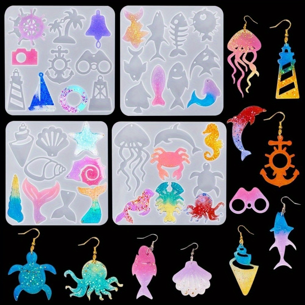 Das Set aus Ohrring- und Anhän – Aquarium Marine Fish Bewertung und Preis