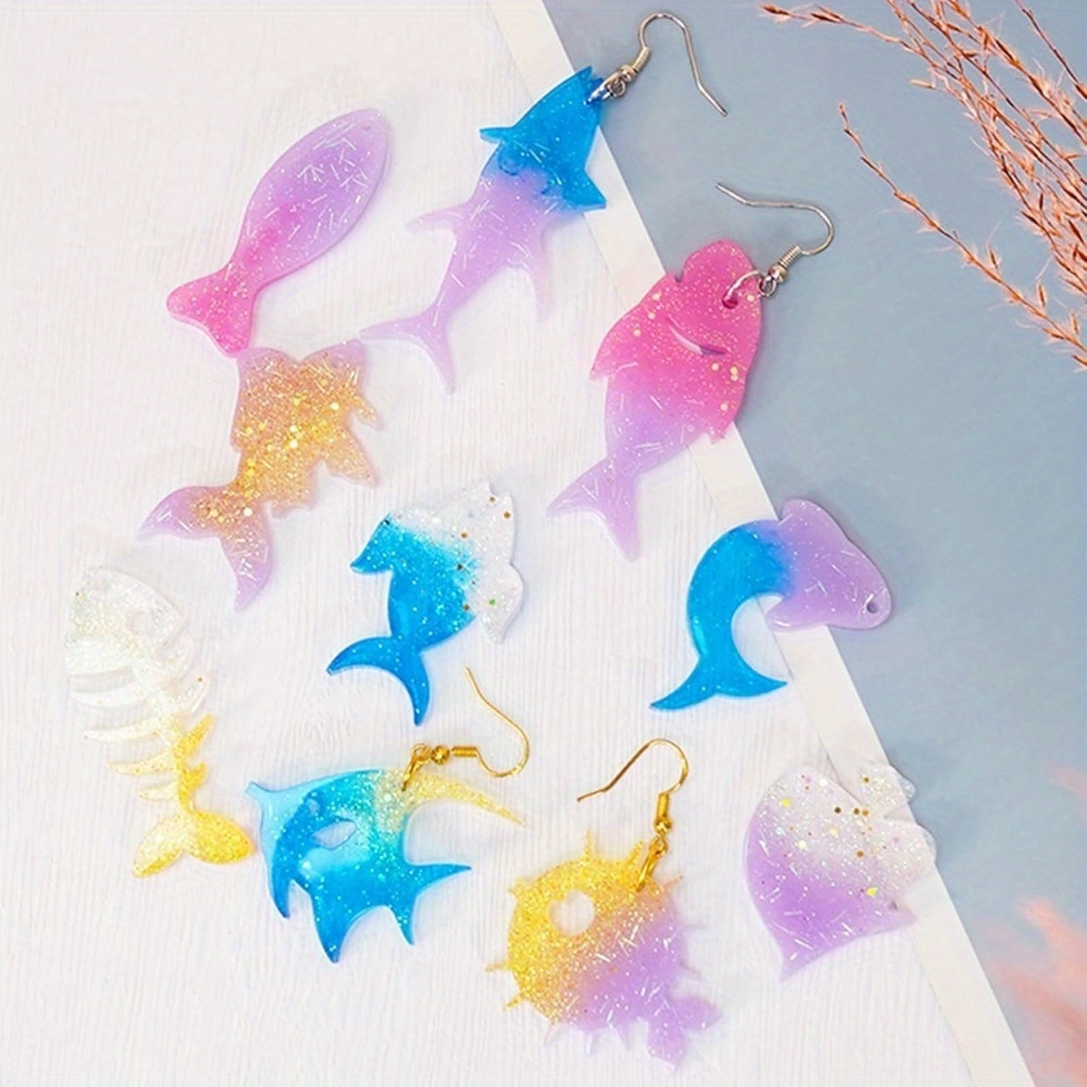 Das Set aus Ohrring- und Anhän – Aquarium Marine Fish Bewertung und Preis
