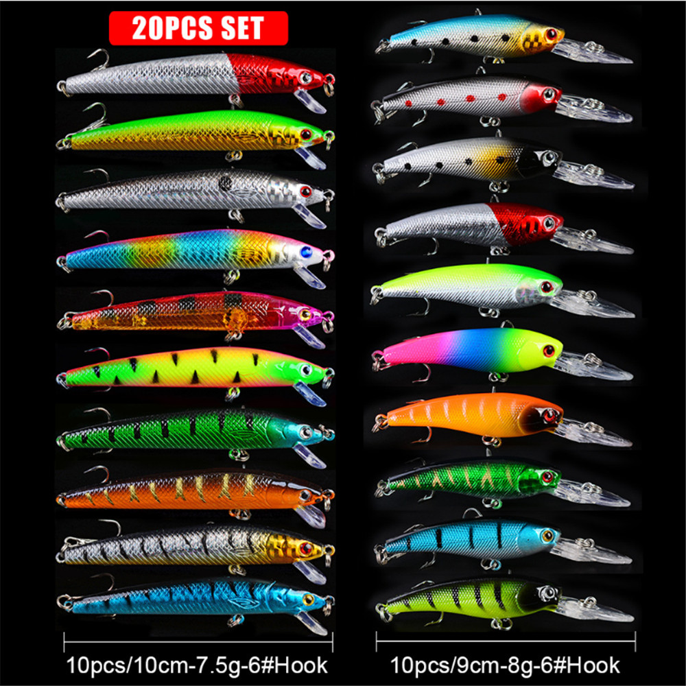 20 teile/los Minnow Angeln Loc – Marine Salt Mix Bewertung und Preis