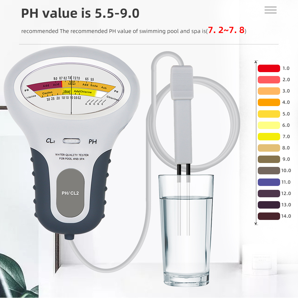 2-in-1-Chlordetektor PH & CL2- – Marine Test Kit Bewertung und Preis
